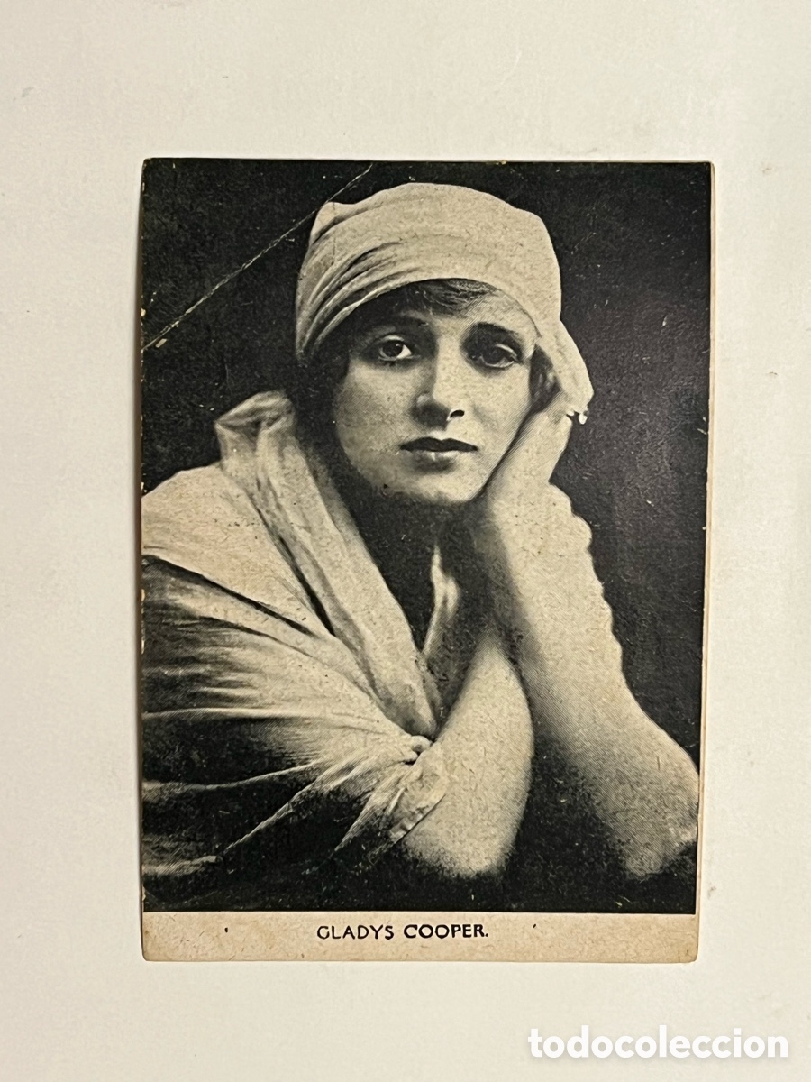 Coleccionismo Cromos antiguos: GLADYS COOPER&hellip; Siluetas del Cine. S/B No19, Casa Bastida, Barcelona (10x7)