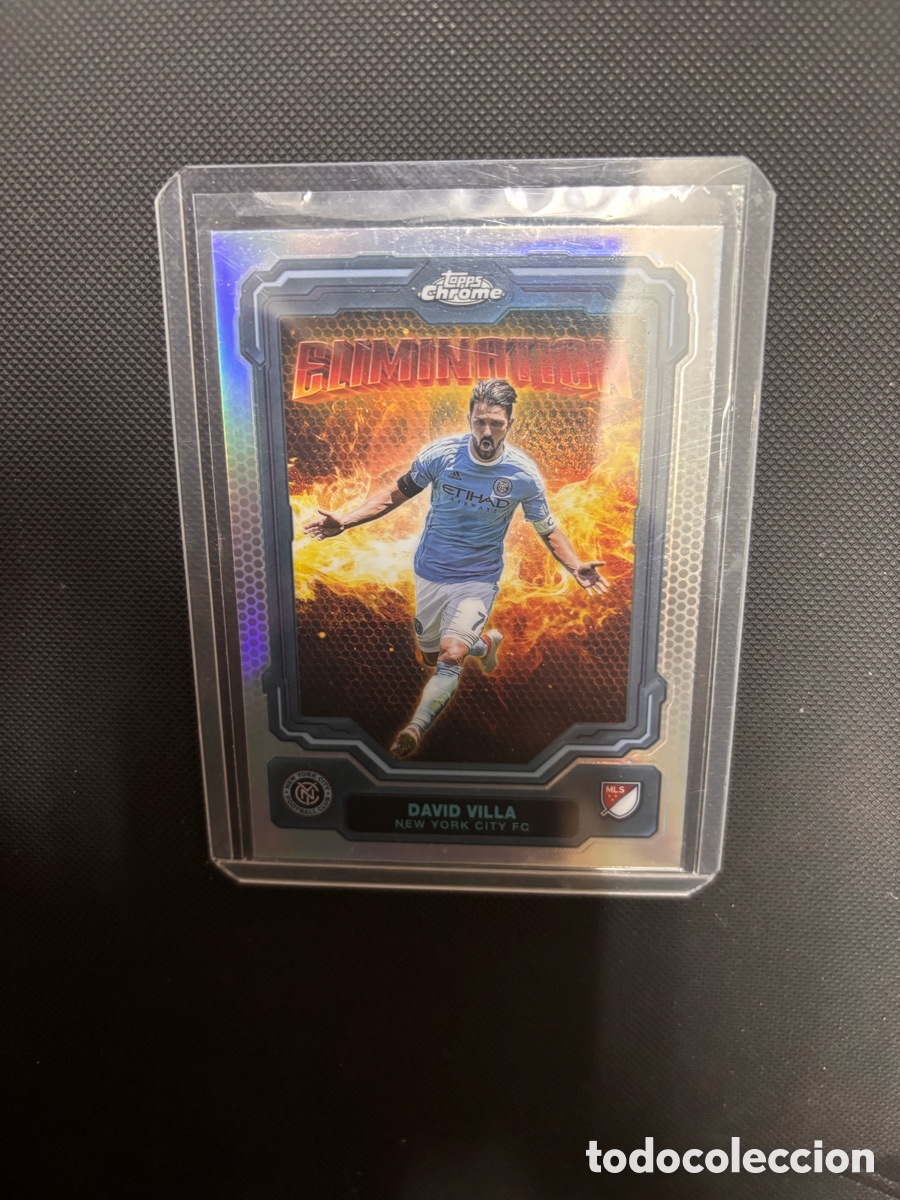 Coleccionismo Cromos antiguos: David Villa Topps Chrome Gliminator EL-24 MLS