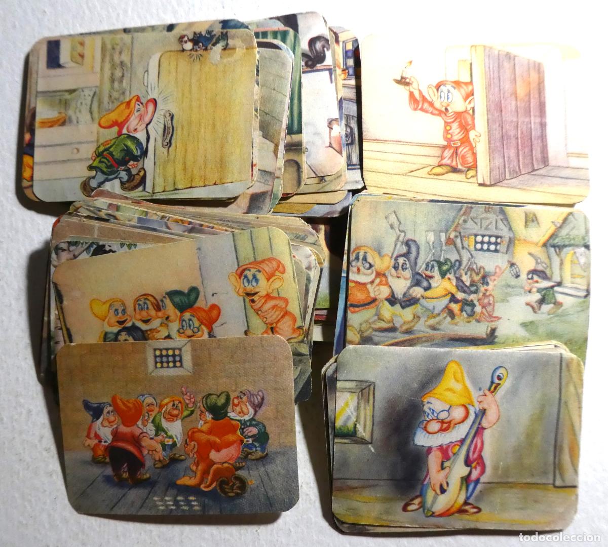 Sammeln alte Sammelbilder: Lote de 125 cromos de Blancanieves y los siete enanitos Editorial Fher 1941, diferentes