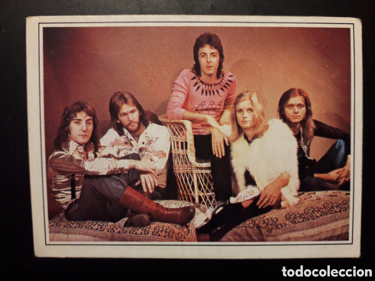 Coleccionismo Cromos antiguos: WINGS ( PAUL McCARTNEY), TELE POP, ED ESTE 1980 N&deg; 75 SIN PEGAR. PEDIDO M&Iacute;NIMO 3&euro;