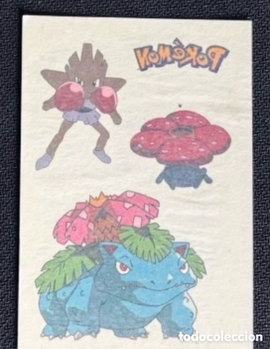 Sammeln alte Sammelbilder: Hoja tatuajes Merlin Tattoos Topps Series 1999 Pok&eacute;mon vintage