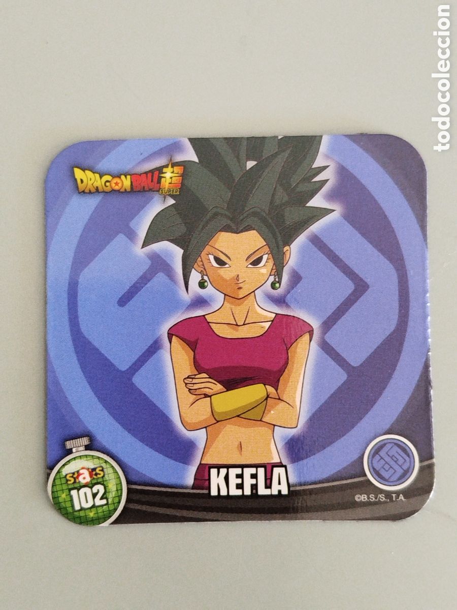 Coleccionismo Cromos antiguos: STAKS DRAGON BALL Z - KEFLA - N&ordm; 102 / 102 - PANINI - IMAN (N7B1)