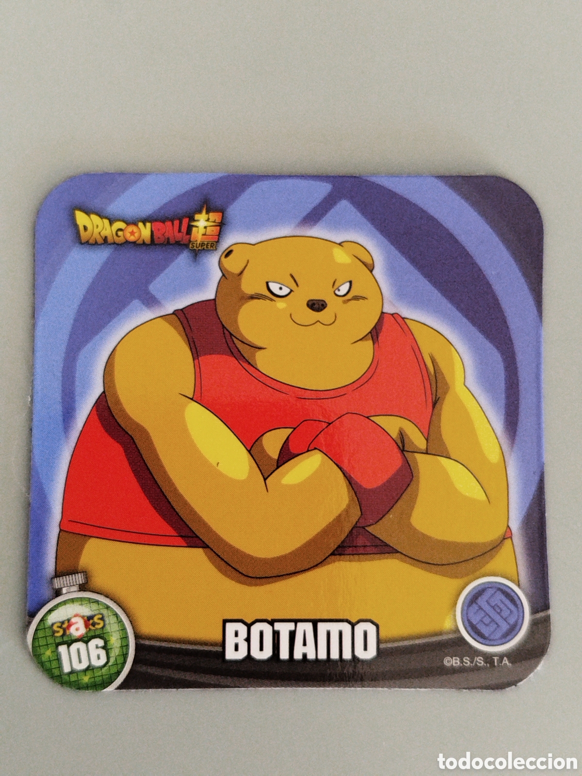 Coleccionismo Cromos antiguos: STAKS DRAGON BALL Z - BOTAMO - N&ordm; 106 / 106 - PANINI - IMAN (N7B1)