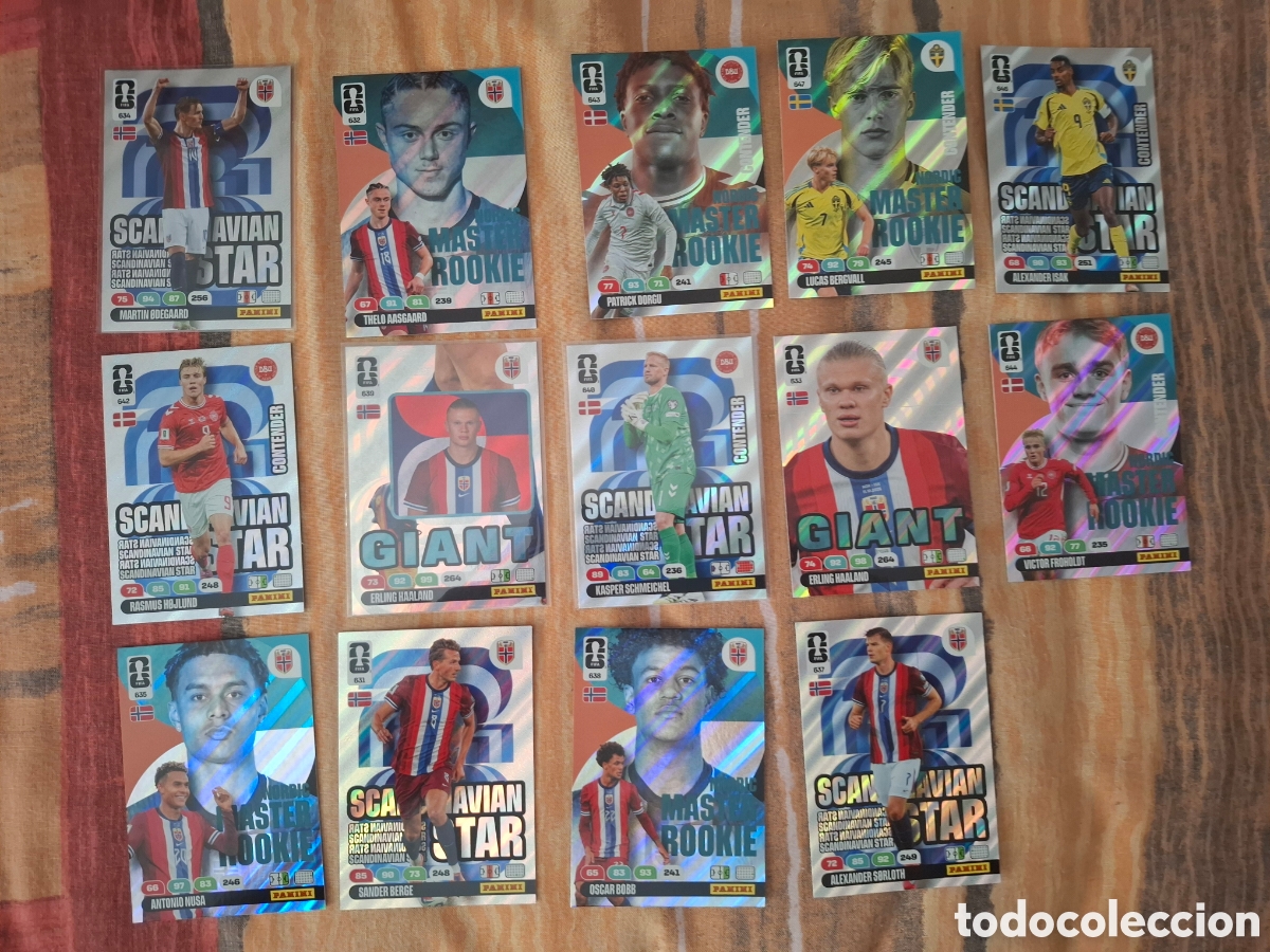Collectionnisme Cartes &agrave; collectionner anciennes: Lote 14 cartas nordic adrenalyn world cup 2026 edition scandinavian no salen Espa&ntilde;a