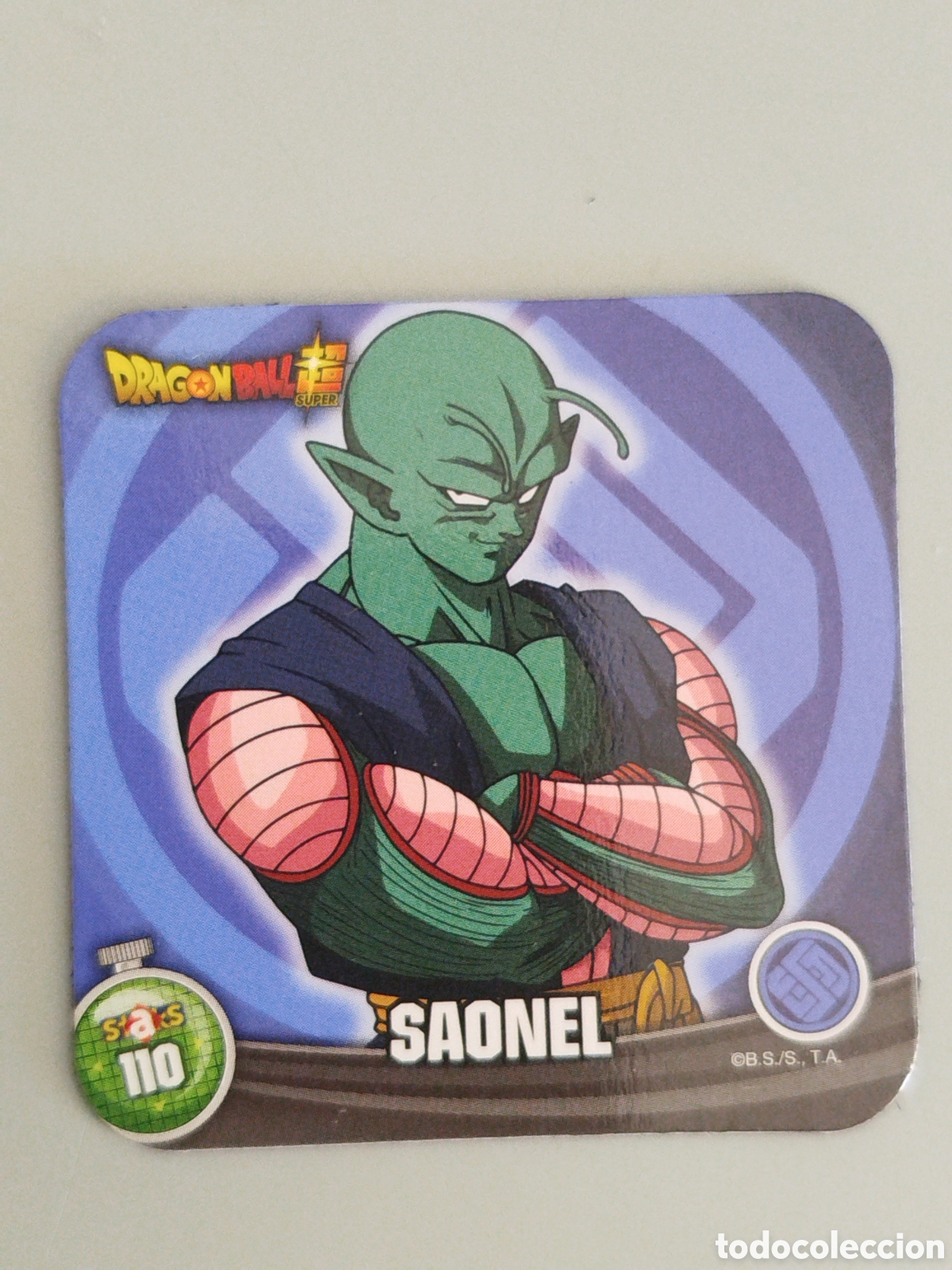 Sammeln alte Sammelbilder: STAKS DRAGON BALL Z - SAONEL - N&ordm; 110 / 110 - PANINI - IMAN (N7B1)