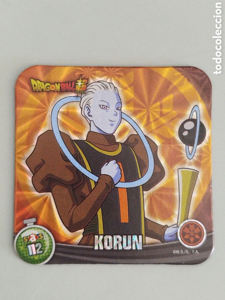 Colecionismo Cromos antigos: STAKS DRAGON BALL Z - KORUN - N&ordm; 112 / 112 - PANINI - IMAN (N7B1)