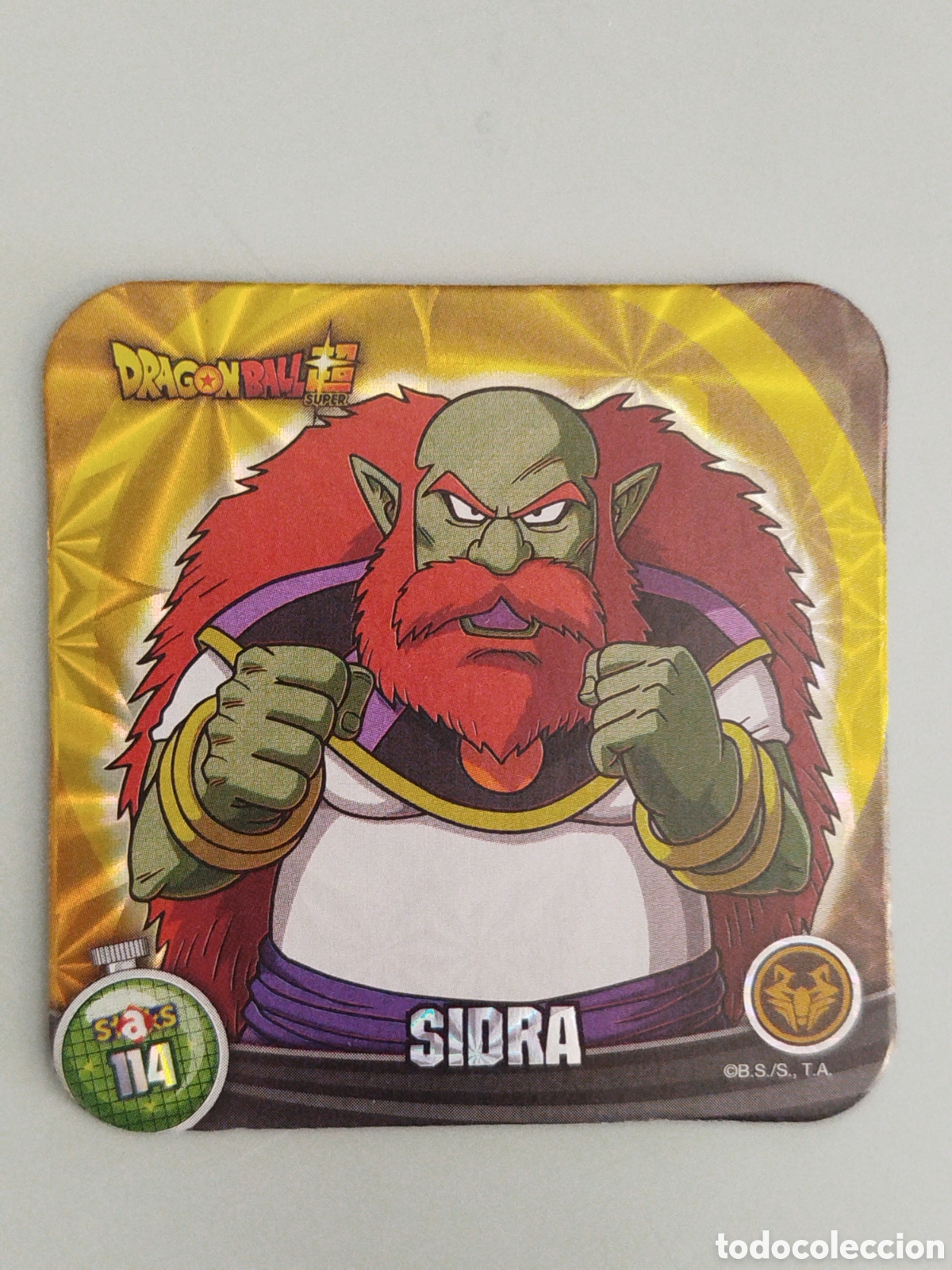 Coleccionismo Cromos antiguos: STAKS DRAGON BALL Z - SIDRA - N&ordm; 114 / 114 - PANINI - IMAN (N7B1)