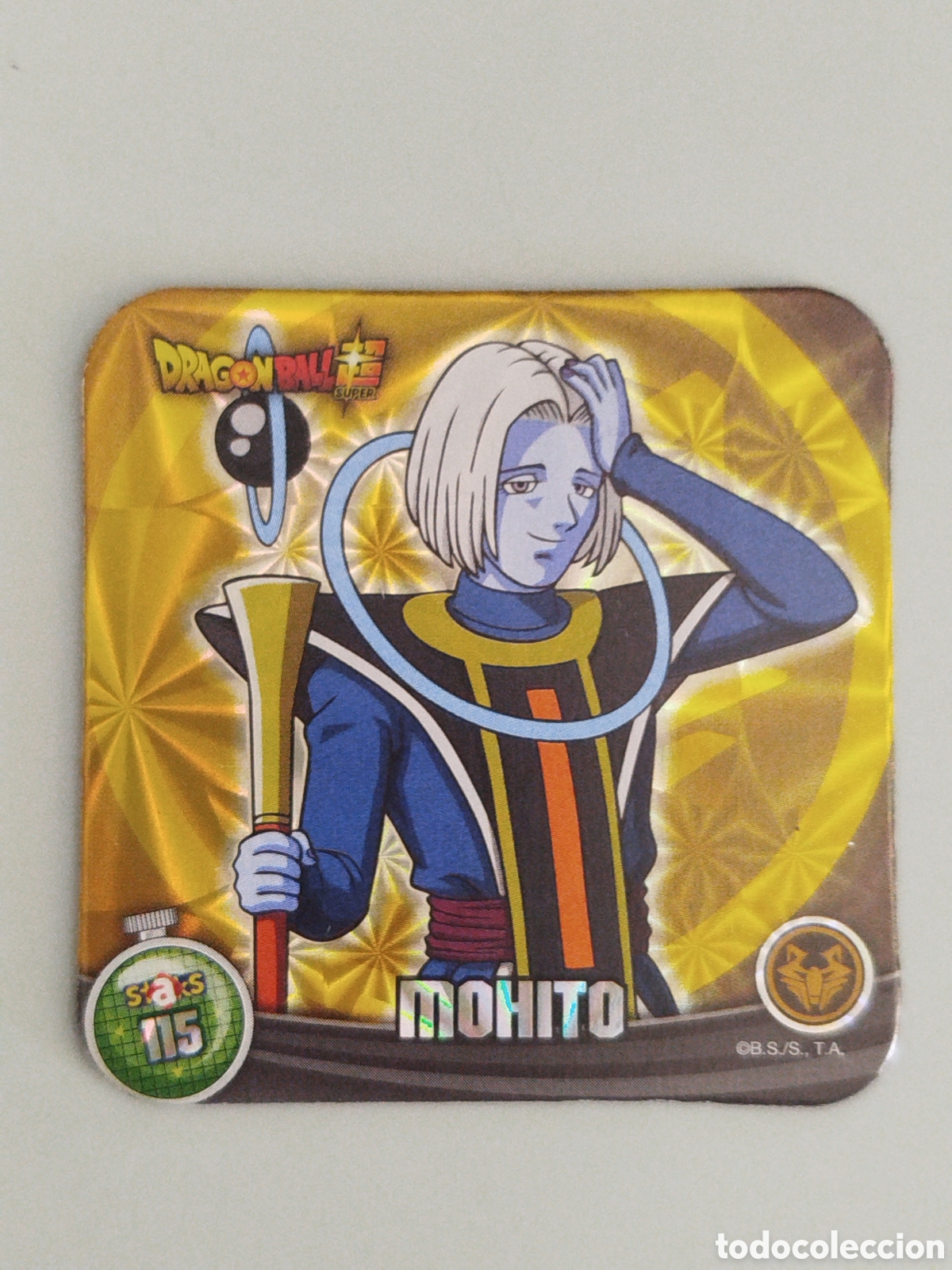 Coleccionismo Cromos antiguos: STAKS DRAGON BALL Z - MOHITO - N&ordm; 115 / 115 - PANINI - IMAN (N7B1)