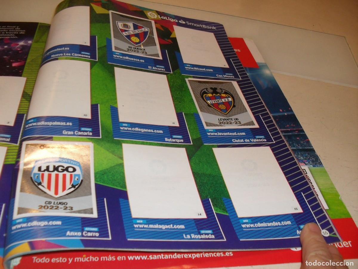 Coleccionismo Cromos antiguos: LAMINA,CON 3 CROMOS(LEASE)N&ordm; 55-56,COLECCION OFICIAL CROMOS,LIGA 2022-2023.PANINIA
