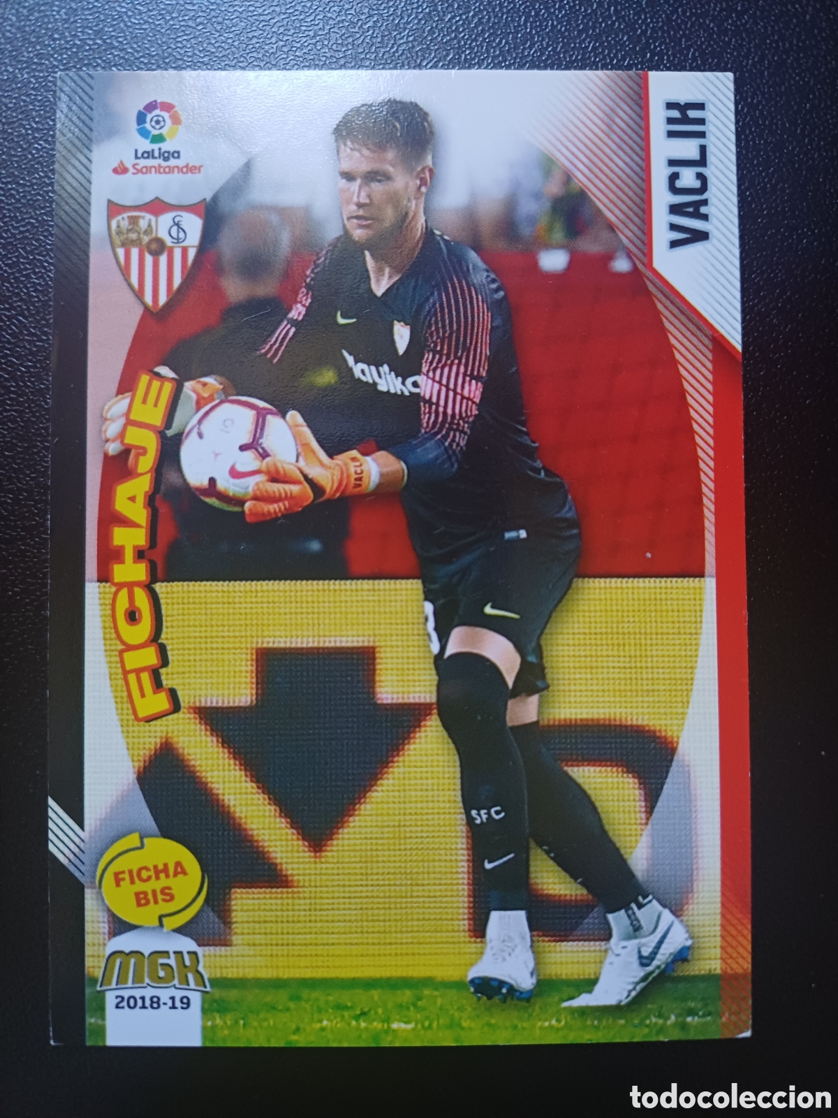 Coleccionismo Cromos antiguos: #434BIS TOMAS VACLIH SEVILLA CF PANINI MEGACRACKS 2018-19