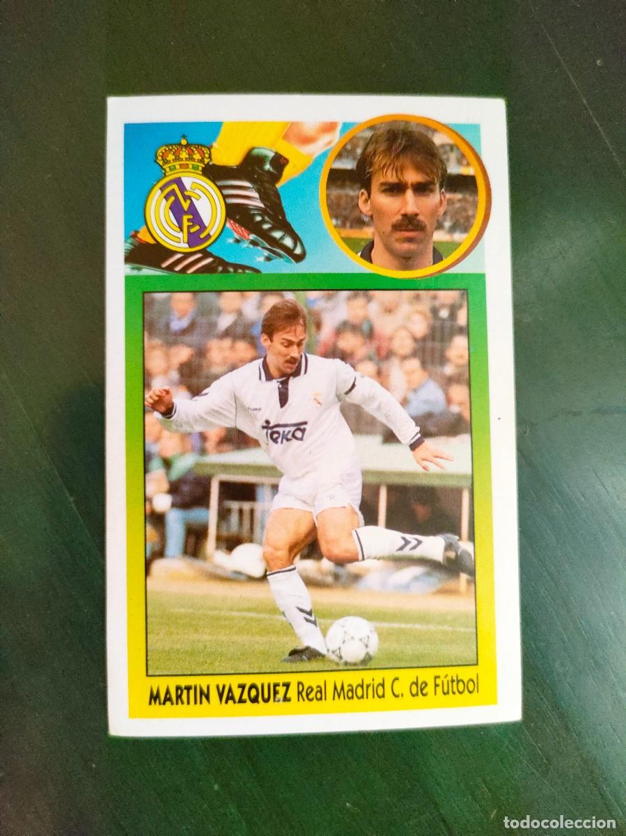 Collectable Antique Stickers: Mart&iacute;n V&aacute;zquez Real Madrid Liga Este 1993 1994 93 94 Nunca pegado
