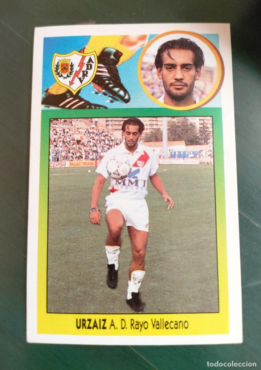 Collectable Antique Stickers: Urzaiz Rayo Vallecano Fichajes n&ordm; 25 Liga Este 1993 1994 93 94 Nunca pegado