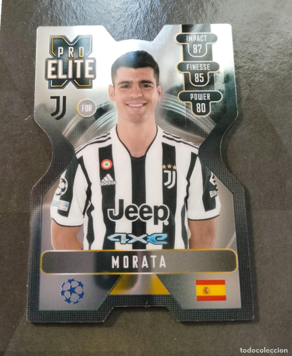 Collectable Antique Stickers: MORATA JUVENTUS PRO ELITE XS12 MATCH ATTAX EXTRA 2021 2022 21 22
