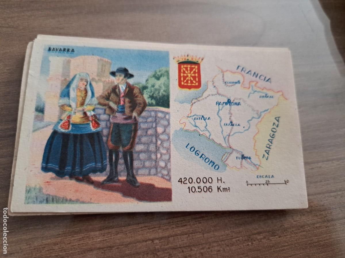 Collectable Antique Stickers: Cromo de Ceregumil a&ntilde;os 50. Regiones de Espa&ntilde;a. Zamora