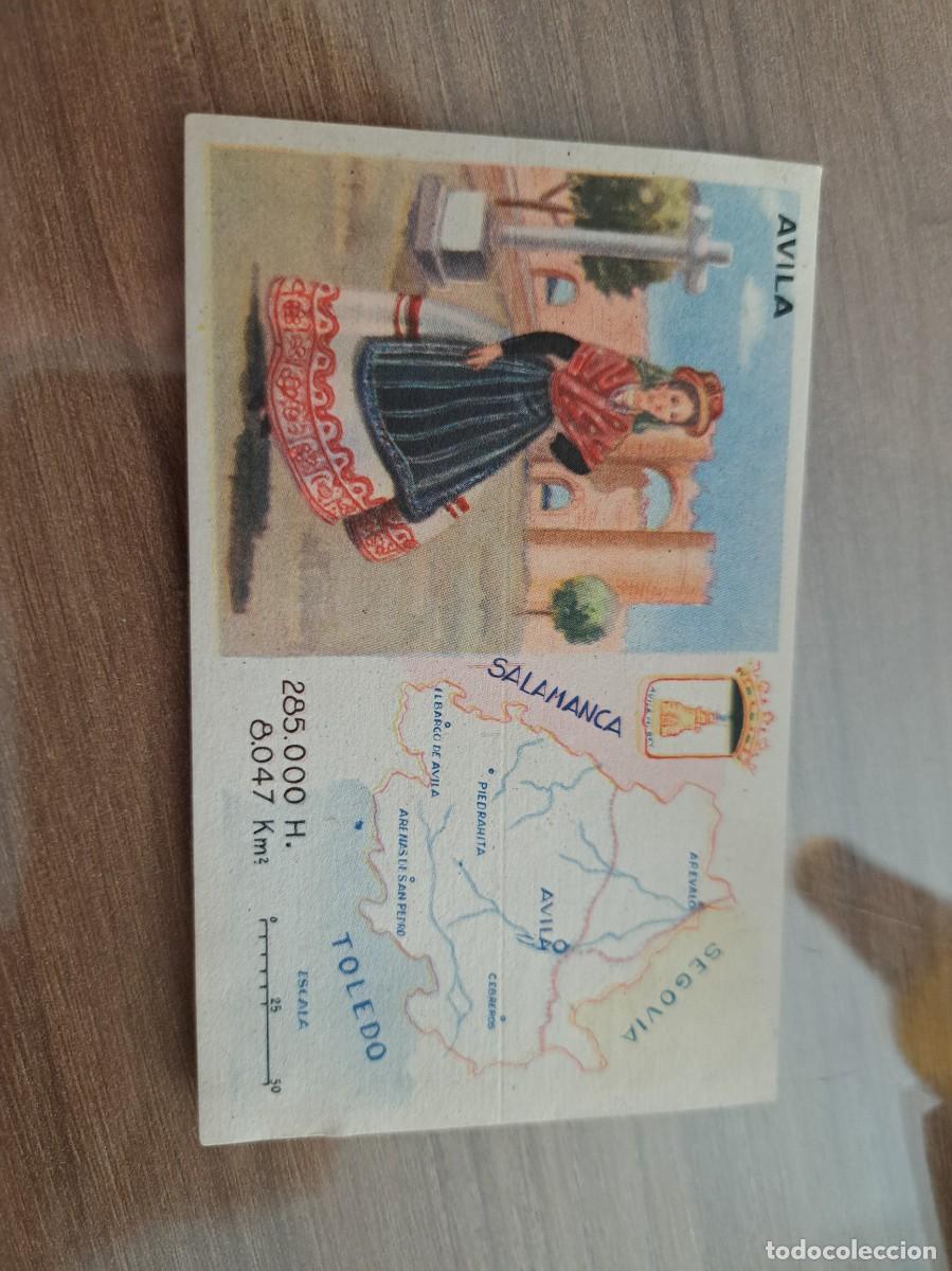 Collectionnisme Cartes &agrave; collectionner anciennes: Cromo de Ceregumil a&ntilde;os 50. Regiones de Espa&ntilde;a. Avila
