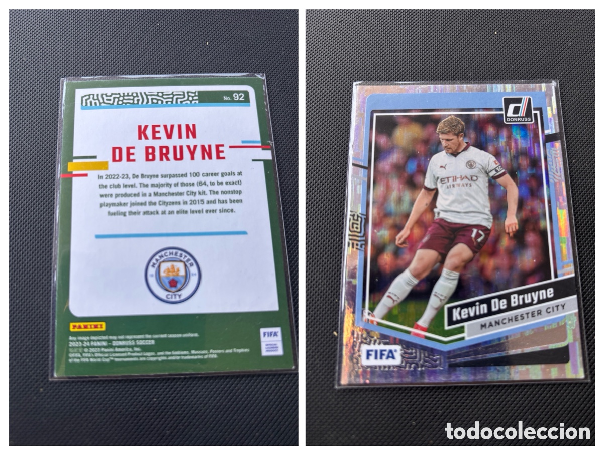 Collectionnisme Cartes &agrave; collectionner anciennes: Kevin De Bruyne Donruss FIFA Holo 2023-24