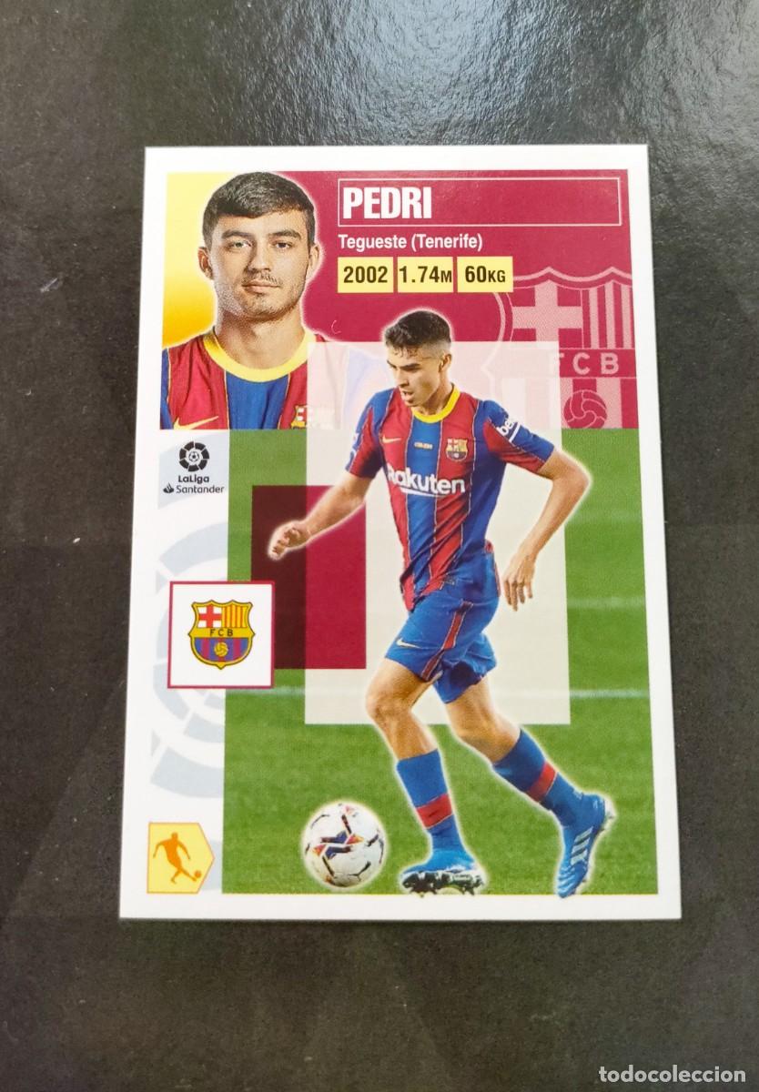 Collectable Antique Stickers: Pedri Barcelona Liga Este 2020 2021 20 21 &uacute;ltimos fichajes N&ordm; 55