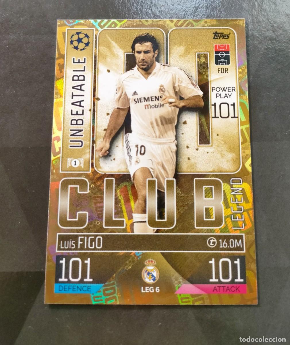 Collezionismo Figurine antiche: Figo Real Madrid Club Legend LEG 6 Match Attax Extra 2022 2023 22 23 Topps
