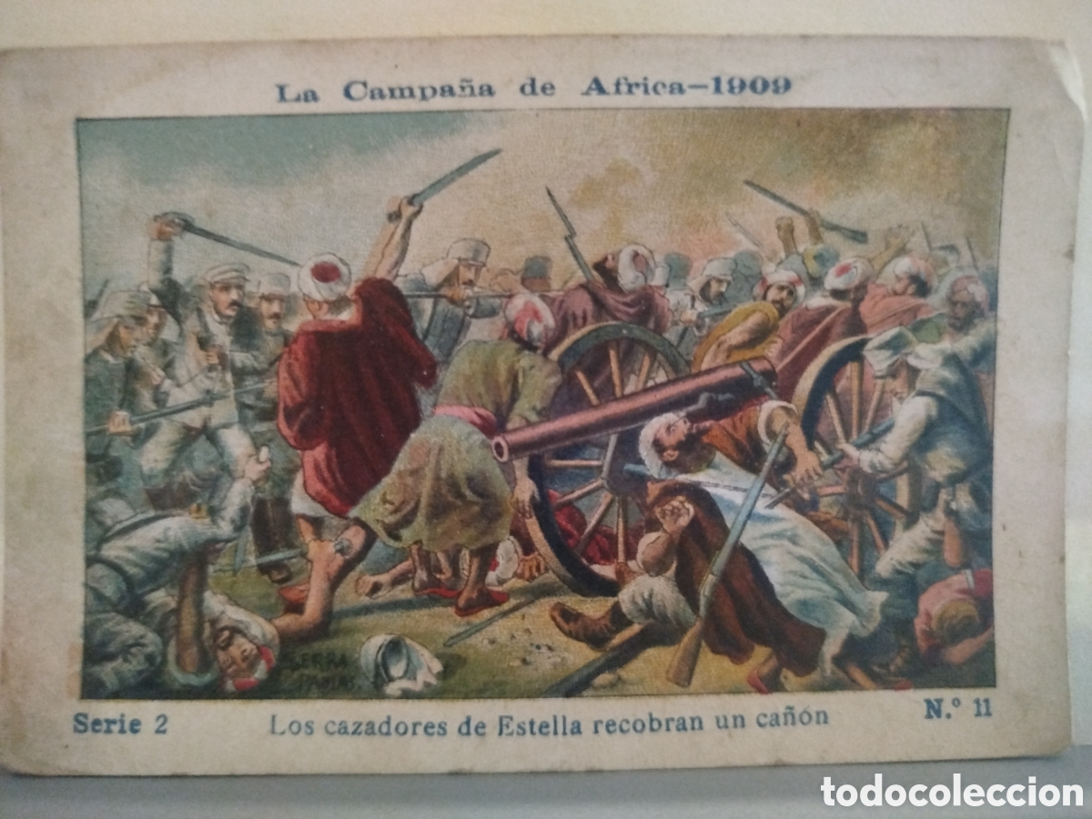 Coleccionismo Cromos antiguos: Cromo La Campa&ntilde;a de &Aacute;frica 1909, serie 2 n&uacute;m. 11