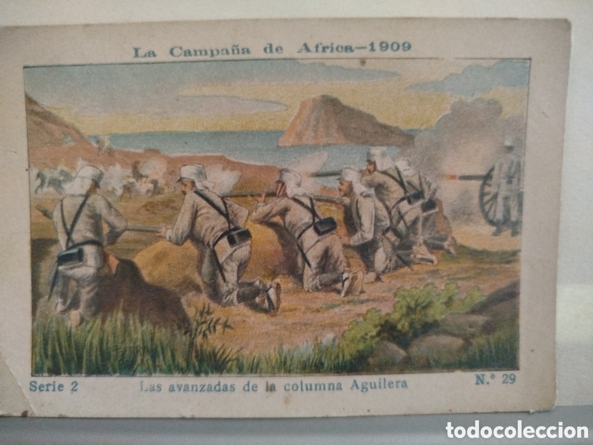 Coleccionismo Cromos antiguos: Cromo La Campa&ntilde;a de &Aacute;frica 1909, serie 2 n&uacute;m. 29