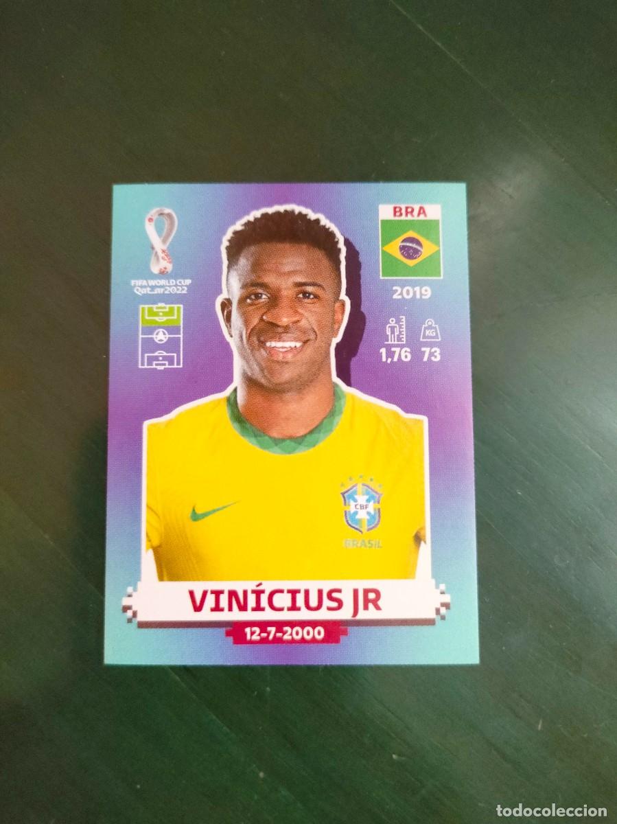 Collezionismo Figurine antiche: Vinicius JR Brasil BRA20 Mundial Catar 2022 22 Panini