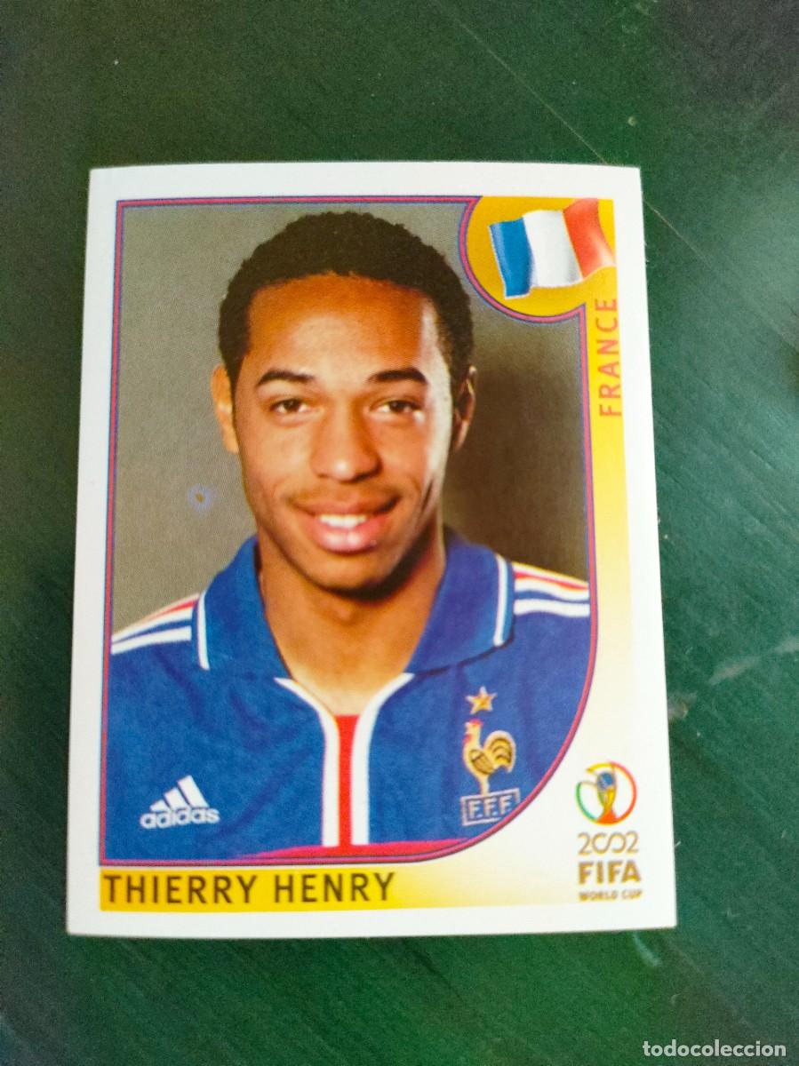 Sammeln alte Sammelbilder: Thierry Henry Francia n&ordm; 41 Panini Mundial 2002 Corea Jap&oacute;n