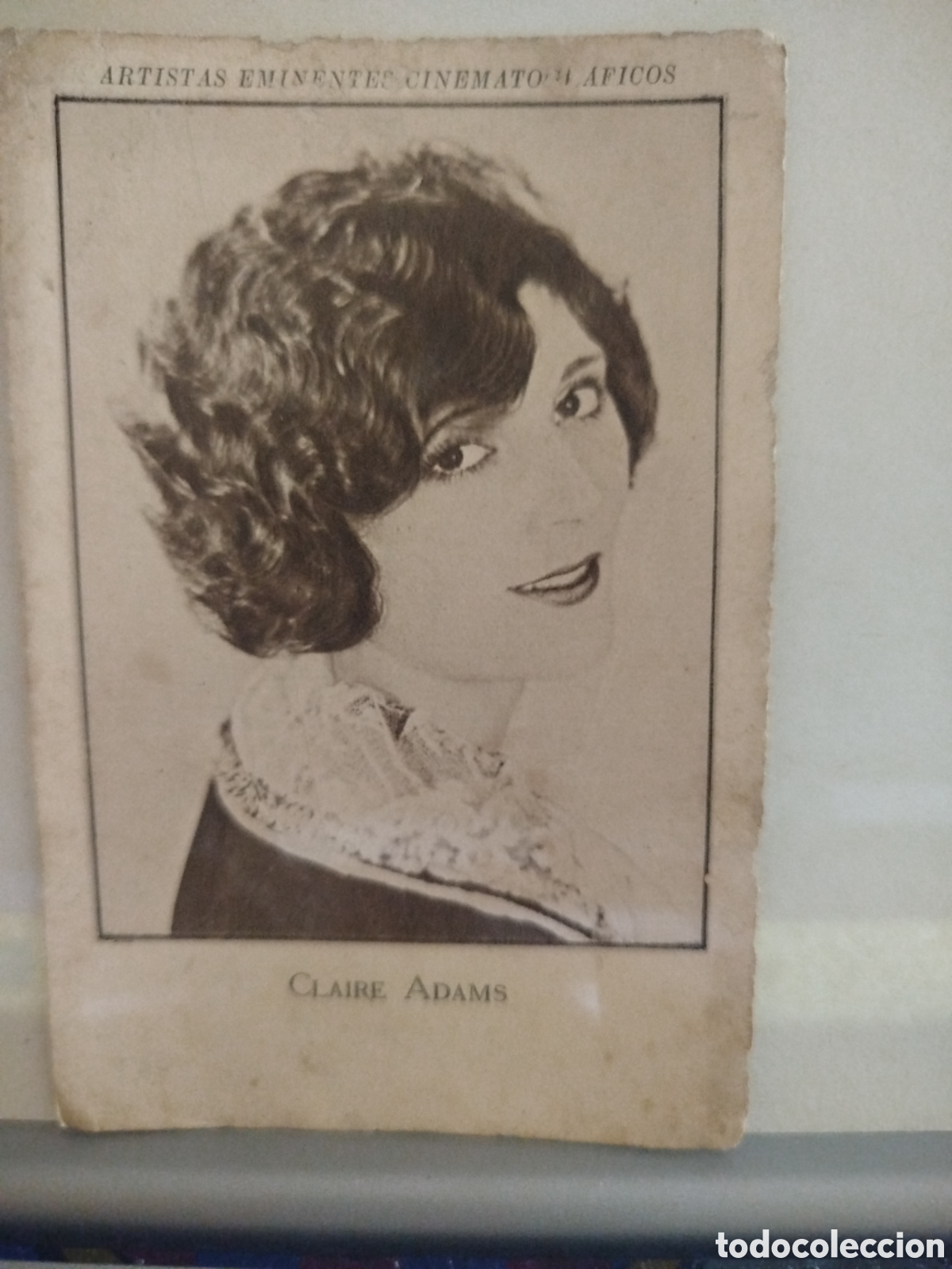 Sammeln alte Sammelbilder: Cromo Glorias del Cine, Claire Adams