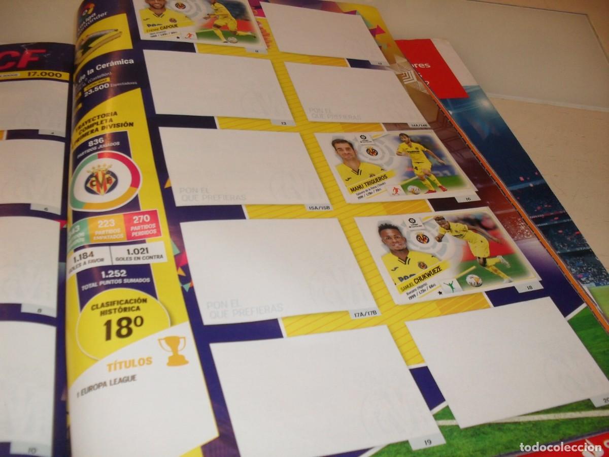 Collectionnisme Cartes &agrave; collectionner anciennes: LAMINA,CON 3 CROMOS(LEASE)N&ordm; 45-46,COLECCION OFICIAL CROMOS,LIGA 2022-2023.PANINIA