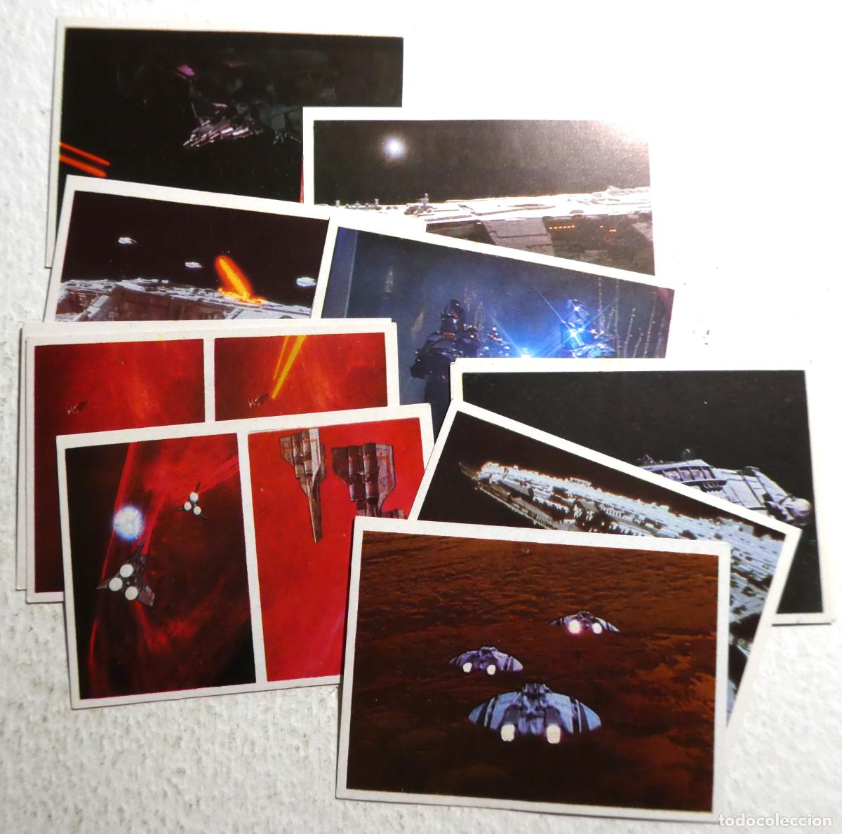 Collectable Antique Stickers: LOTE DE 12 CROMOS GALACTICA. MAGA, 1978. ,sin pegar