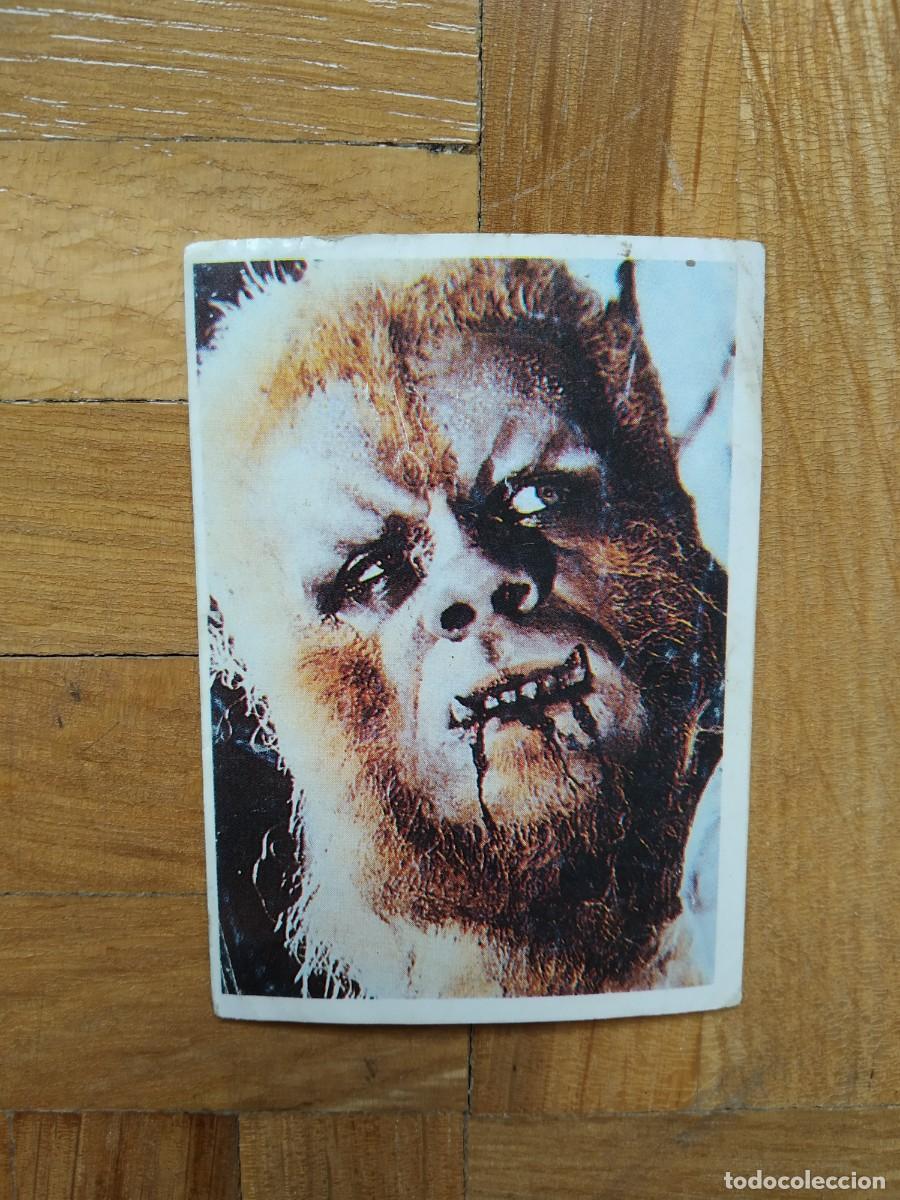 Collectable Antique Stickers: CROMO SIN PEGAR &Aacute;LBUM LA MANSION DEL TERROR MONSTRUOS. WEREWOLF HOMBRE LOBO ASTON 149