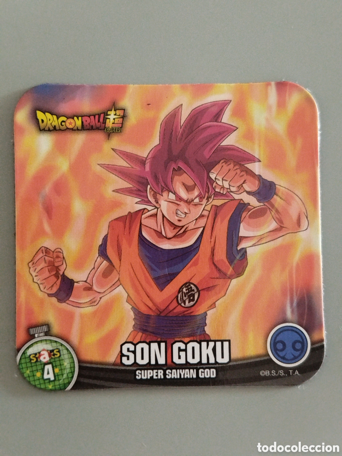 Collezionismo Figurine antiche: STAKS DRAGON BALL Z - SON GOKU - N&ordm; 004 / 4 - PANINI - IMAN (N7B1)