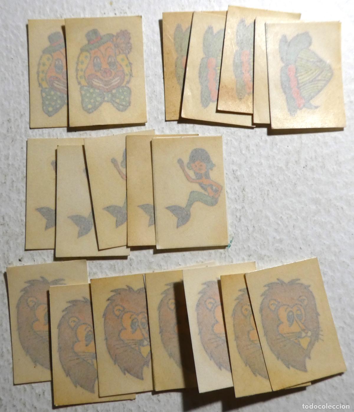 Coleccionismo Cromos antiguos: Lote de 18 Tatuajes Ondina de Meyercord Ib&eacute;rica, S.A.
