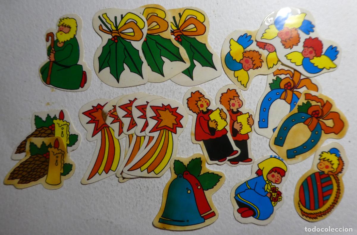 Coleccionismo Cromos antiguos: Lote de 20 P&eacute;galo-en-Todo-Navide&ntilde;o para decorar