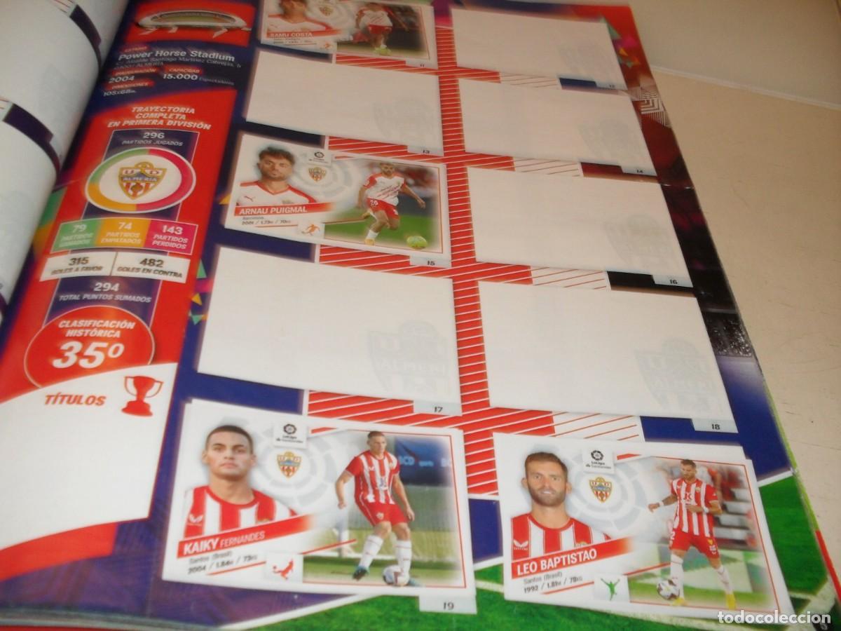 Coleccionismo Cromos antiguos: LAMINA,CON 5 CROMOS(LEASE)N&ordm; 5-6,COLECCION OFICIAL CROMOS,LIGA 2022-2023.PANINIA