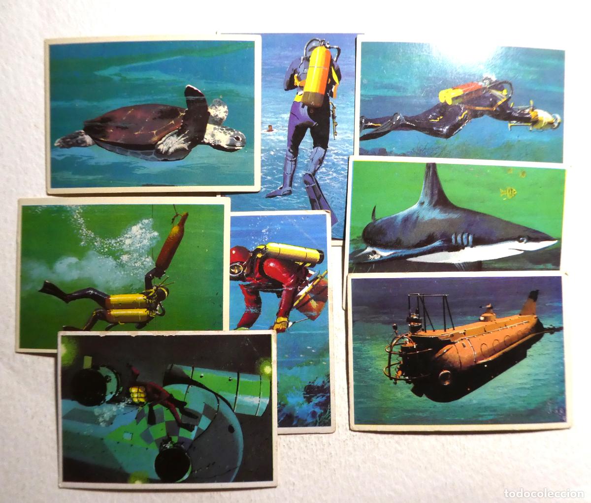 Collectable Antique Stickers: 7 Cromos El Mar Dunkin Supercromo n&ordm; 2-4-6-8-9-10 y 11 ,nunca pegados