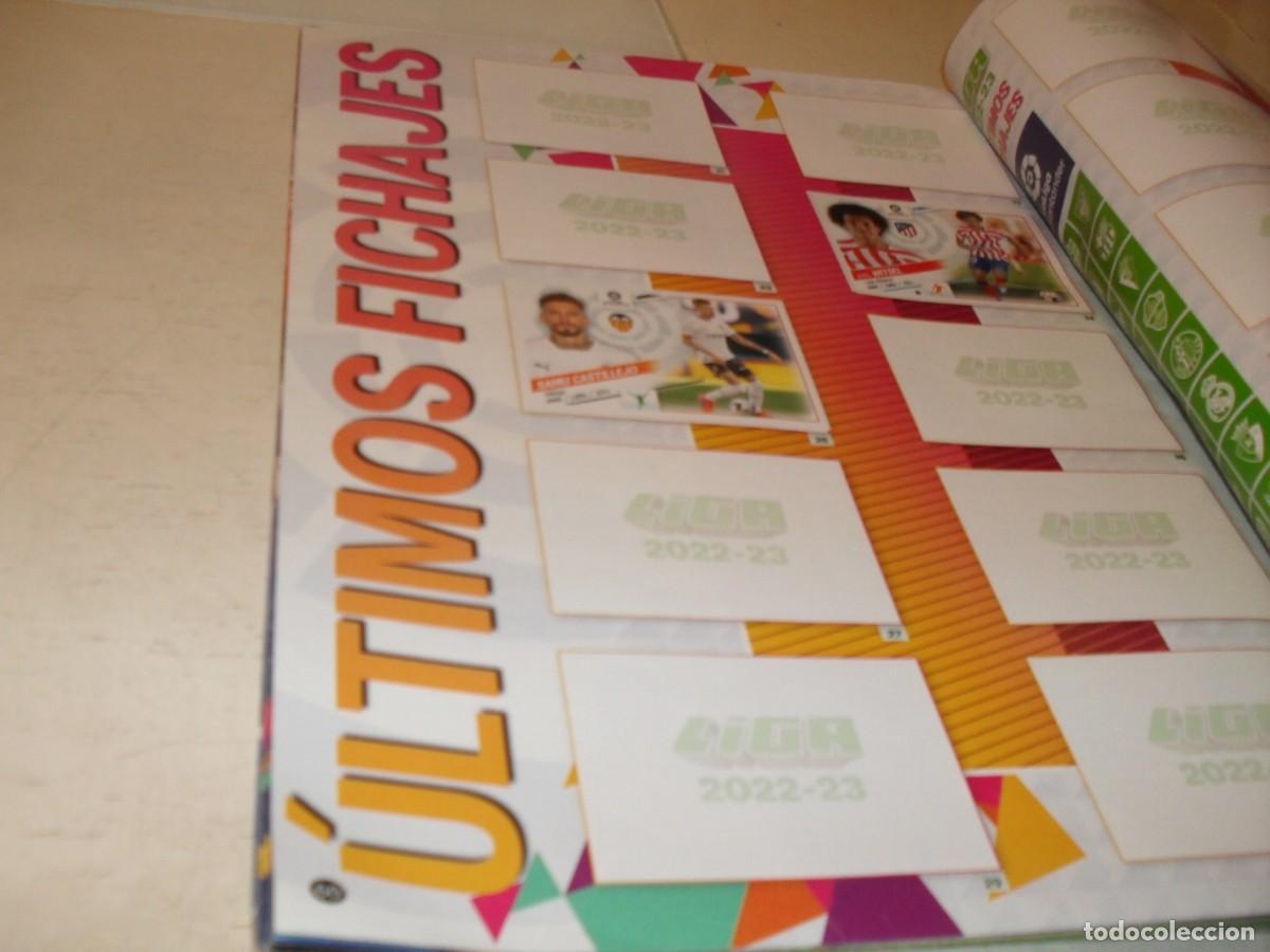 Coleccionismo Cromos antiguos: LAMINA,CON 2 CROMOS(LEASE)N&ordm; 59-60,COLECCION OFICIAL CROMOS,LIGA 2022-2023.PANINIA