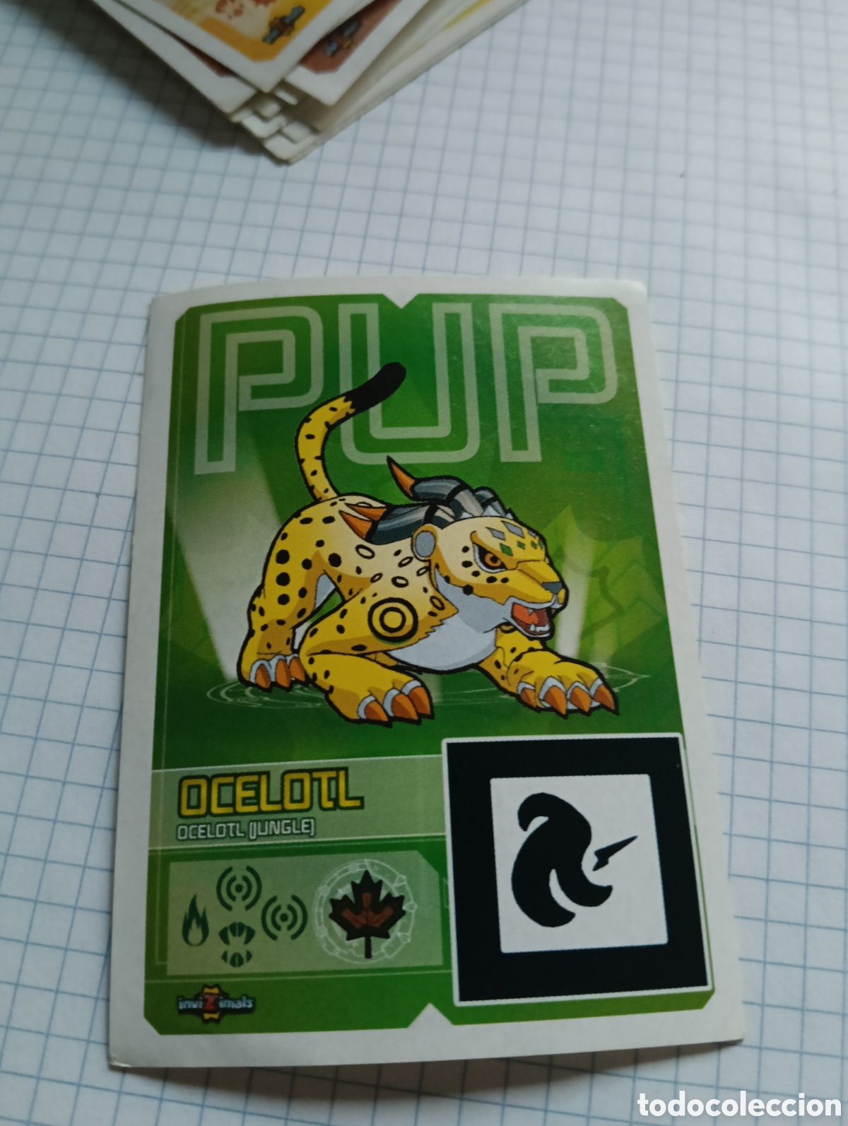 Collectable Antique Stickers: N&deg;174 Cromo Invizimals 2011