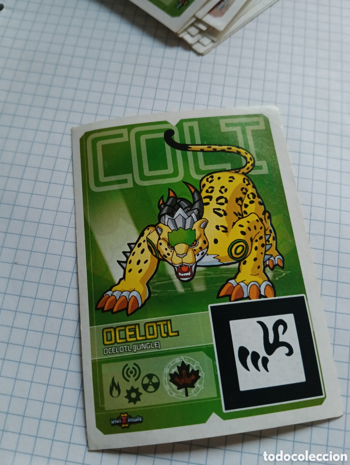 Collectable Antique Stickers: N&deg;175 Cromo Invizimals 2011