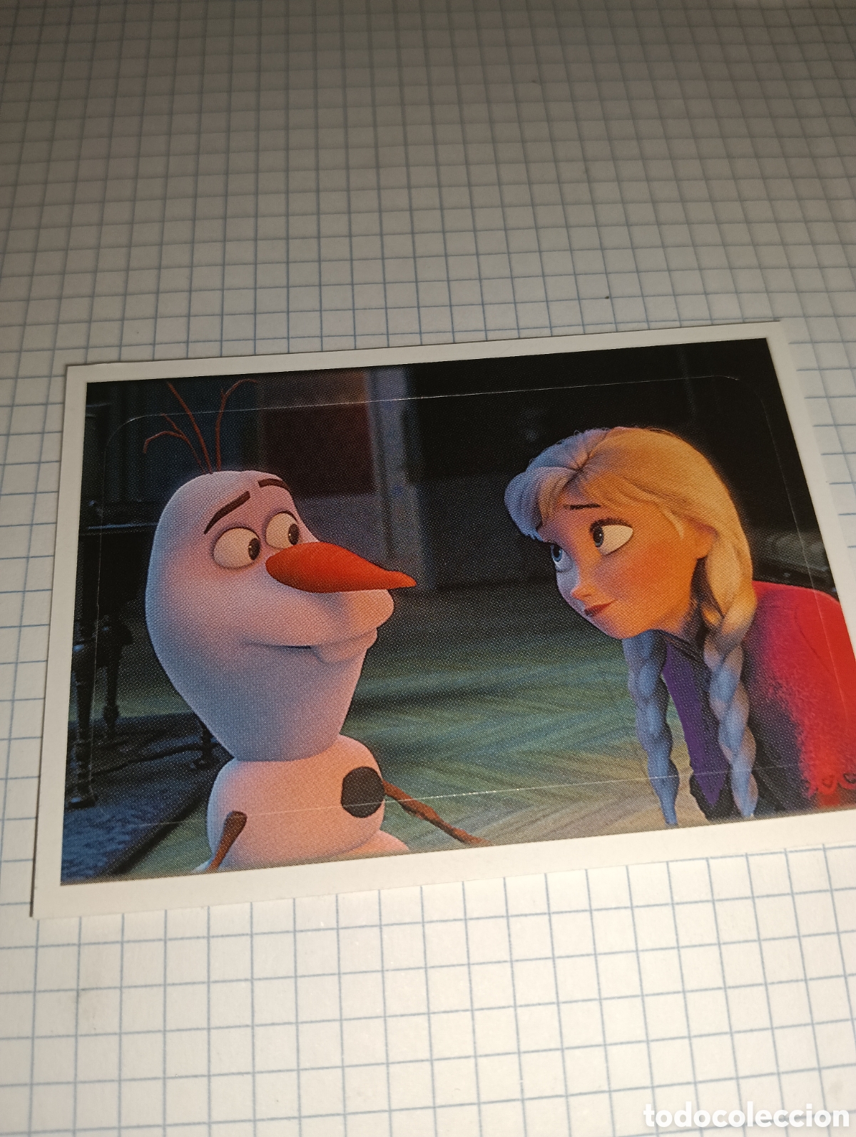 Coleccionismo Cromos antiguos: Cromo 123 Frozen El reino de las nieves