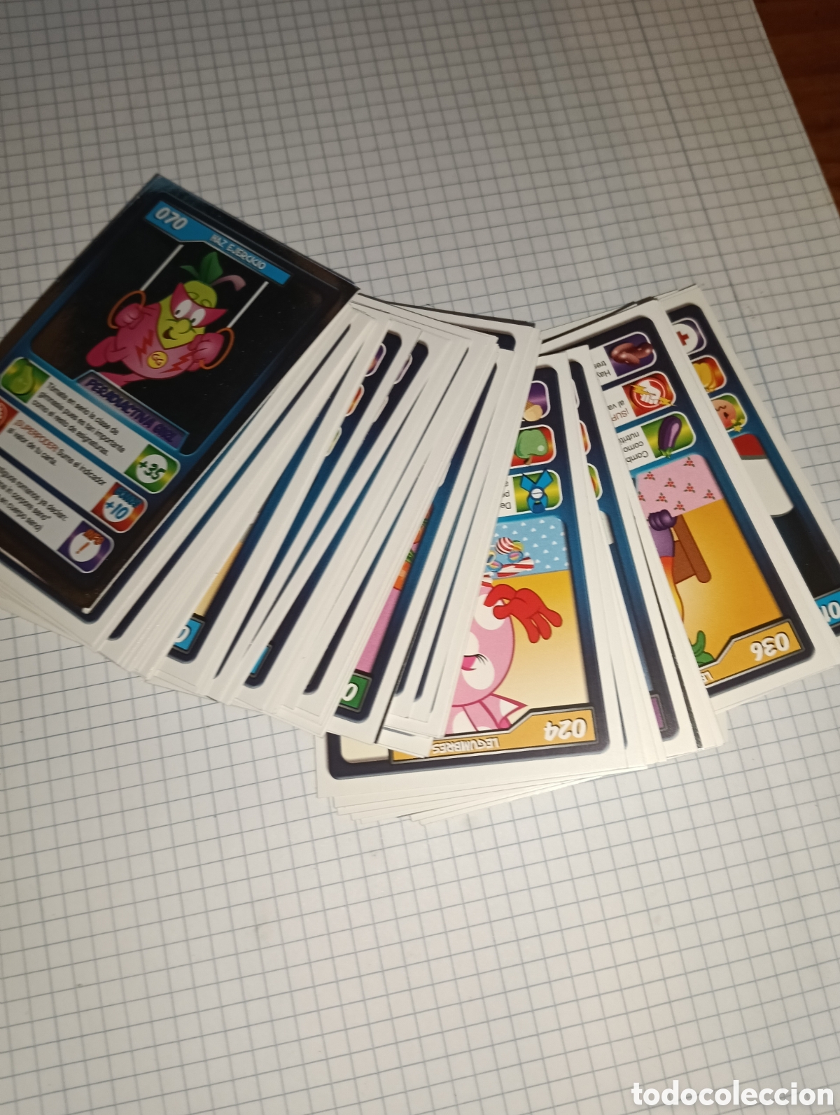 Coleccionismo Cromos antiguos: Lote 72 cromos Los Super Saludables