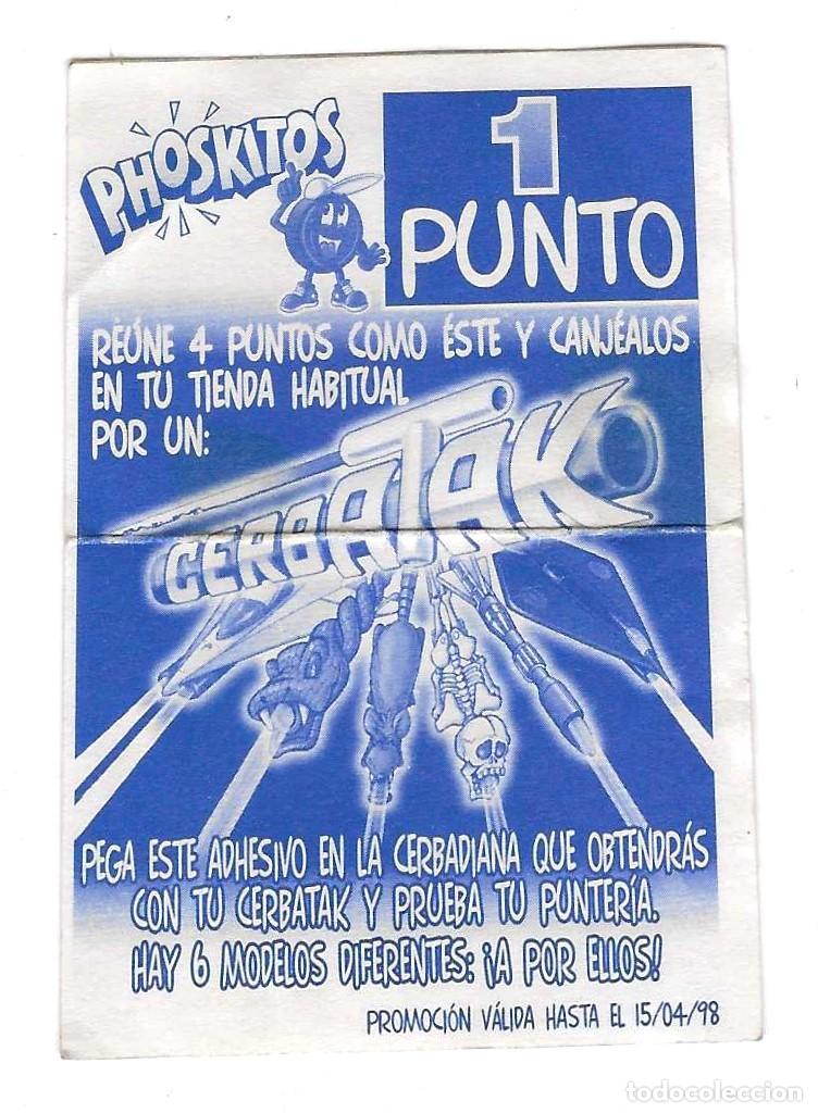 Coleccionismo cromos antiguos: PHOSKITOS -- CERBATAK - Foto 2
