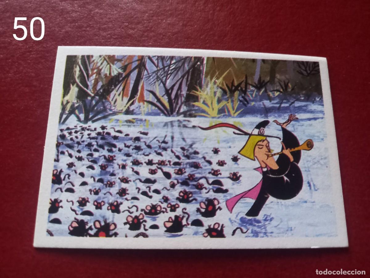 Coleccionismo Cromos antiguos: Cromo n.50 mis cuentos 2 EL FLAUTISTA DE HAMELIN - ruiz romero 1973 - sin pegar