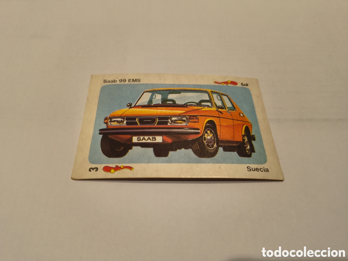 Collectionnisme Cartes &agrave; collectionner anciennes: TELE MOTOR EDICIONES ESTE SAAB 99 EMS, TRES DE BASTOS