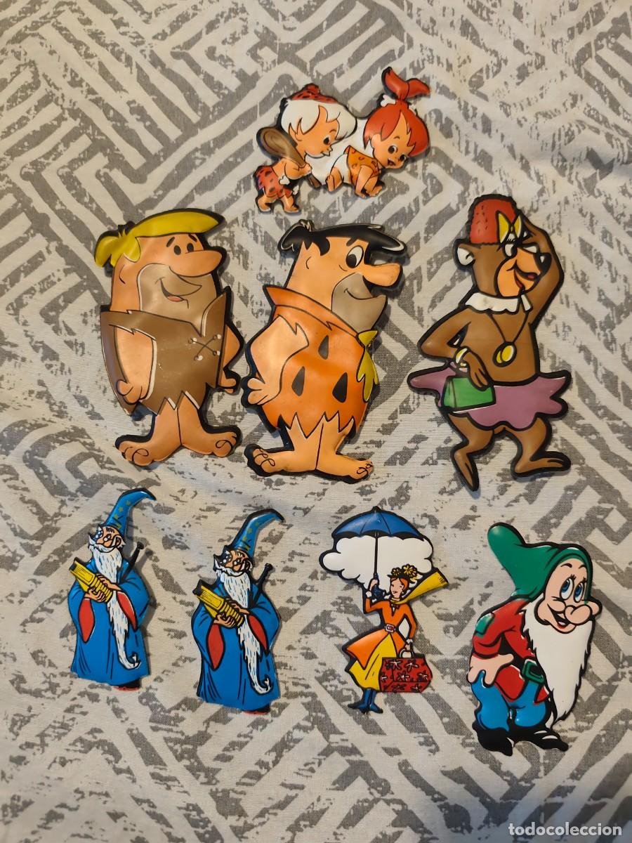 Coleccionismo Cromos antiguos: Lote 8 cromoplast Walt Disney y Hanna Barbera. Acolchados