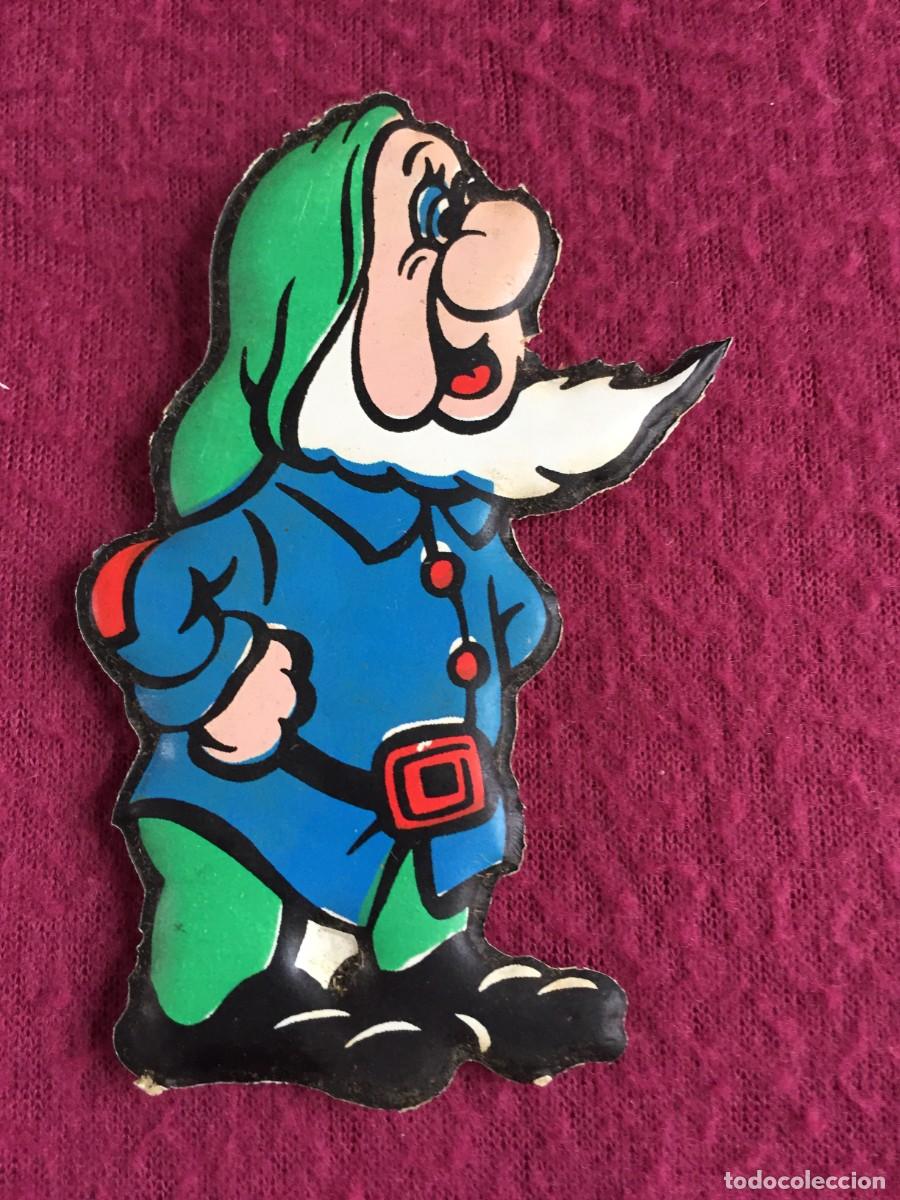 Coleccionismo Cromos antiguos: Cromoplast walt disney editormex flan mandar&iacute;n enanito MOCOSO enano