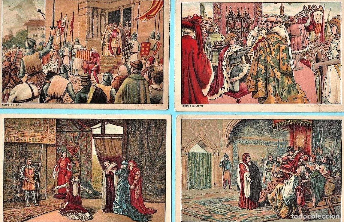 Coleccionismo cromos antiguos: HISTORIA DE CATALUNYA. SERIE 5&ordf; COMPLETA. LIT N. MIRALLES. BARCELONA, SIN FECHA.