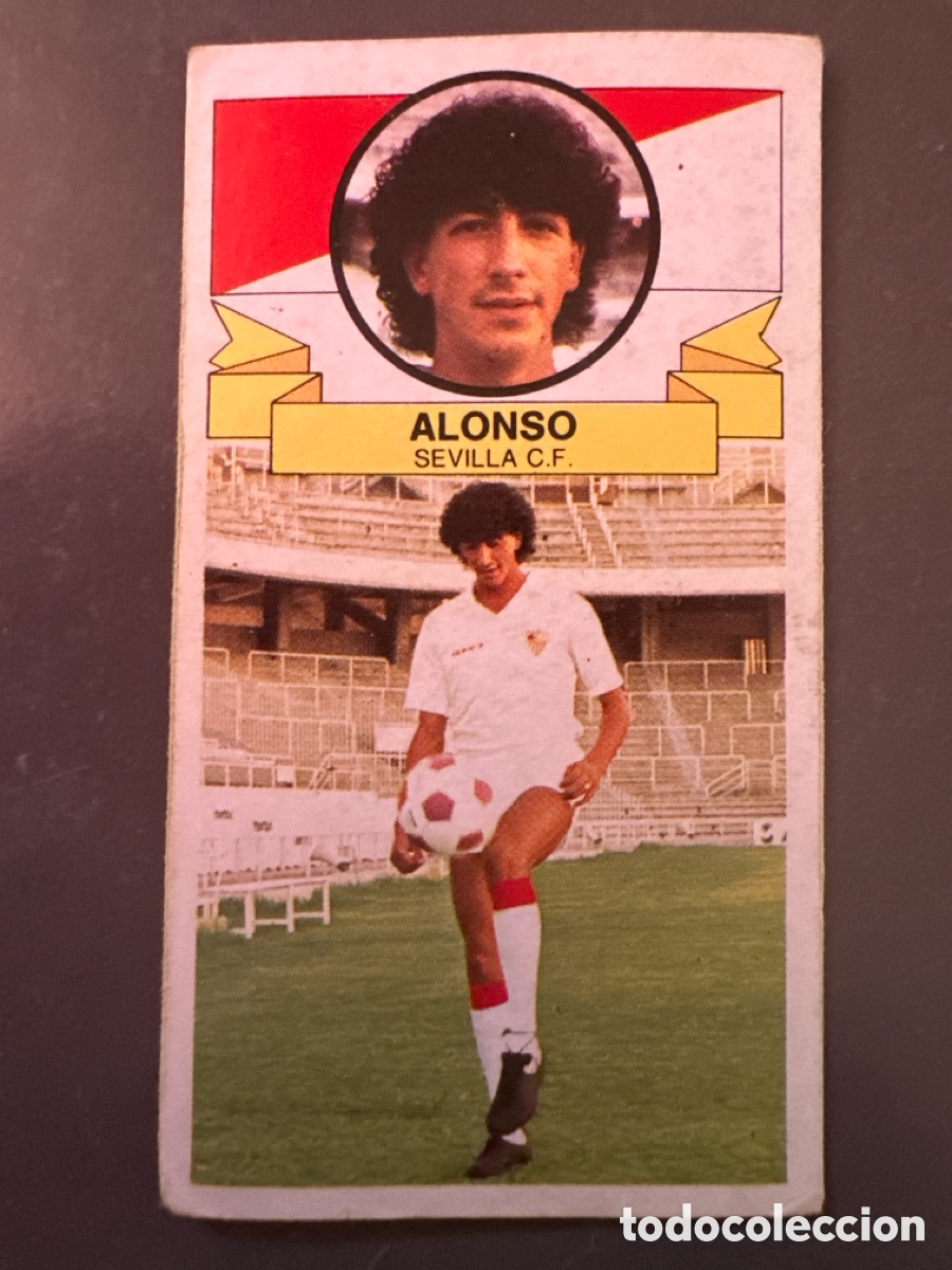 Coleccionismo Cromos antiguos: CROMO LIGA ESTE 85 86 ALONSO COLOCA SEVILLA. SIN PEGAR NUNCA PEGADO