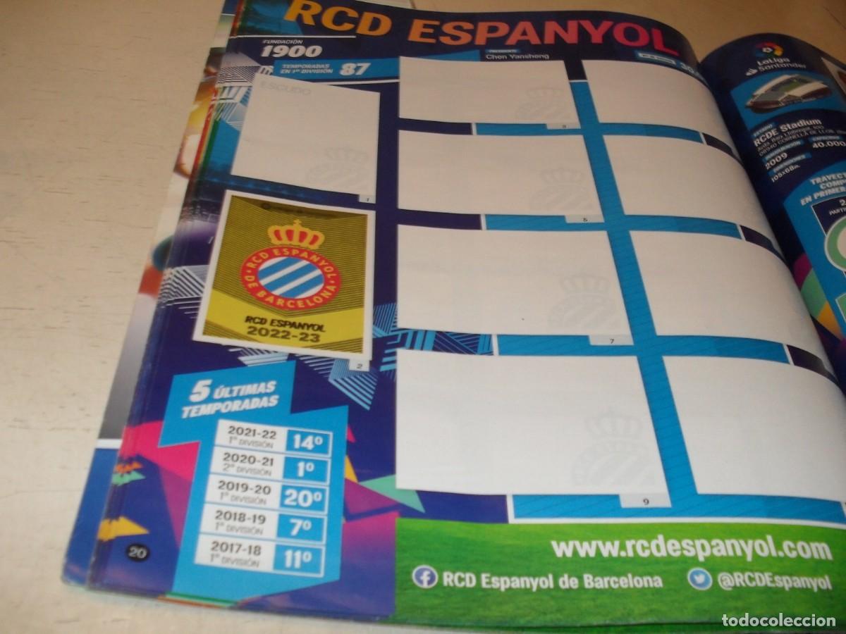Collectable Antique Stickers: LAMINA,CON 4 CROMOS(LEASE)N&ordm; 19-20,COLECCION OFICIAL CROMOS,LIGA 2022-2023.PANINIA