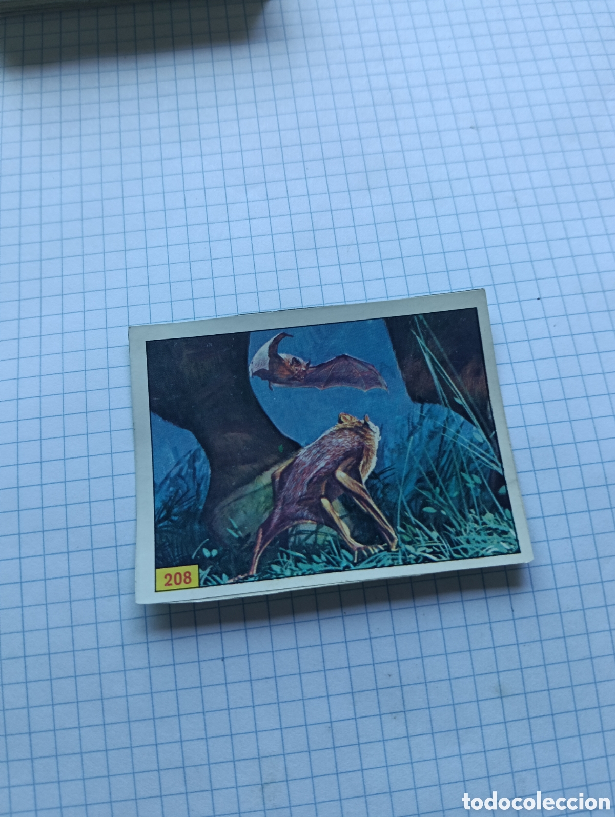 Coleccionismo Cromos antiguos: Cromo 208 Mam&iacute;feros 1984 Panini Recuperado