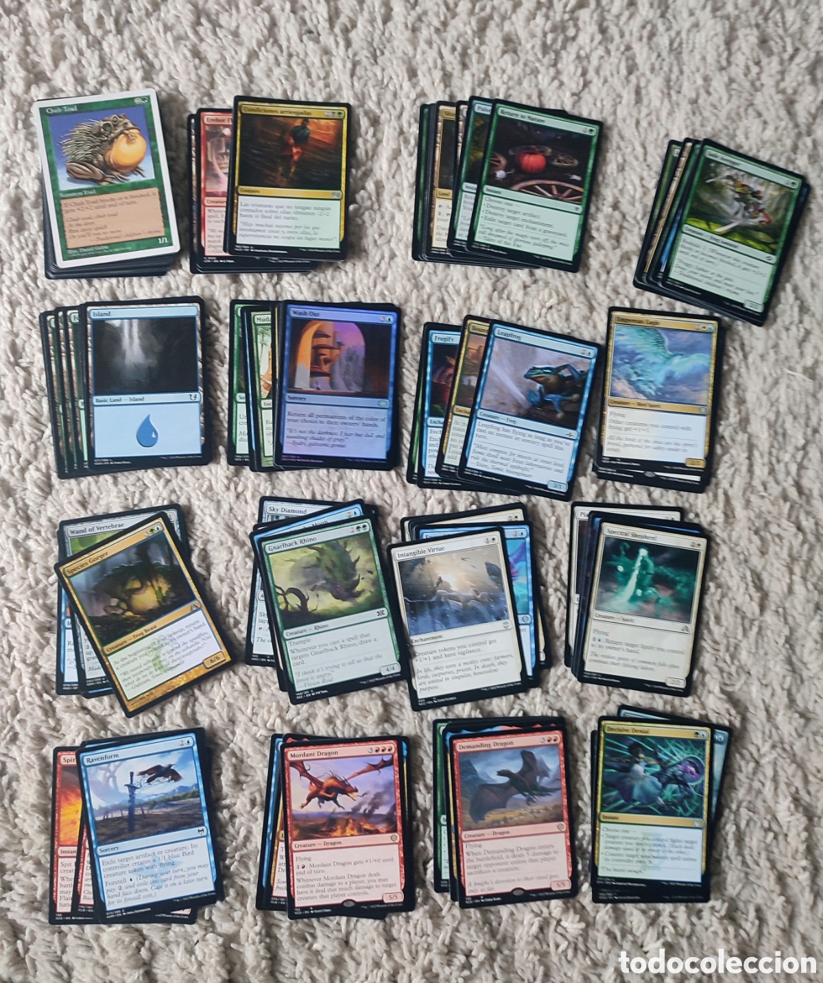 Coleccionismo cromos antiguos: Magic, lote de 375 cartas variadas. - Foto 10